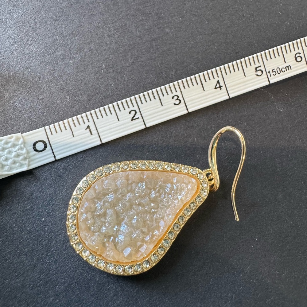 NWOT Sparkle Teardrop Earrings - Picture 4 of 4